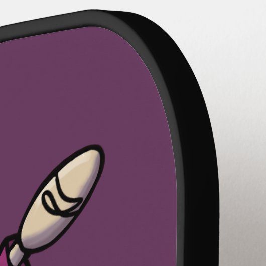 ZWARE WERELD PICKLEBALL PADDLE (Links Detail)