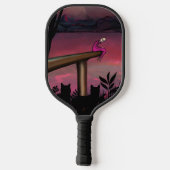 ZWARE WERELD PICKLEBALL PADDLE (Achterkant)