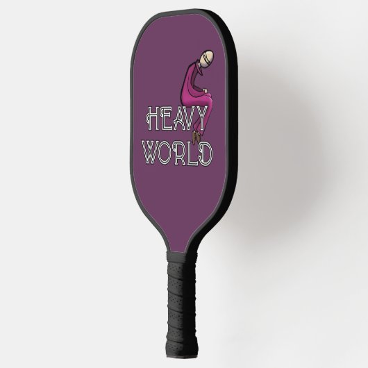 ZWARE WERELD PICKLEBALL PADDLE (Links)