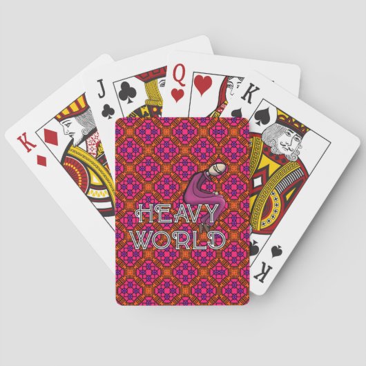 ZWARE WERELD POKERKAARTEN (Achterkant)