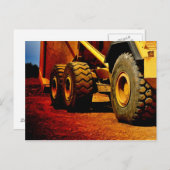 zware werktuigen briefkaart (Voorkant / Achterkant)