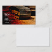 zware werktuigen visitekaartje (Voorkant / Achterkant)