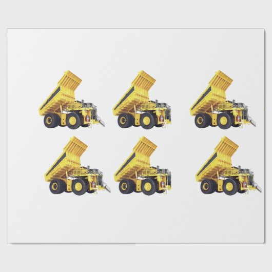 Zware werktuigmachines Verpakkingspapier Cadeaupapier (Vlak)