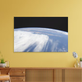 Zware wolkenkap over de Stille Oceaan Canvas Afdruk (Insitu (Woonkamer))