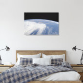 Zware wolkenkap over de Stille Oceaan Canvas Afdruk (Insitu (Slaapkamer))