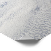 Zware wolkenkap over de Stille Oceaan Poster (Hoek)