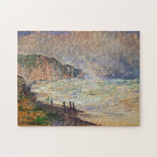 Zware Zee in Pourville Monet Fine Art Legpuzzel (Horizontaal)