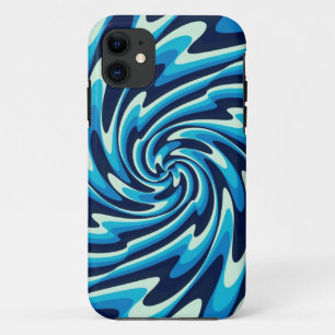 Zware Zee Pattern (Midnight Blue, Blue, Cyan) Case-Mate iPhone Case