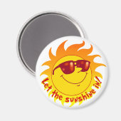 Zware zomerzon magneet (Voorkant / Achterkant)