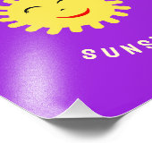 Zware zon foto afdruk (Hoek)