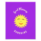 Zware zon foto afdruk (Voorkant)