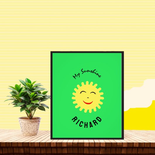 Zware zon foto afdruk