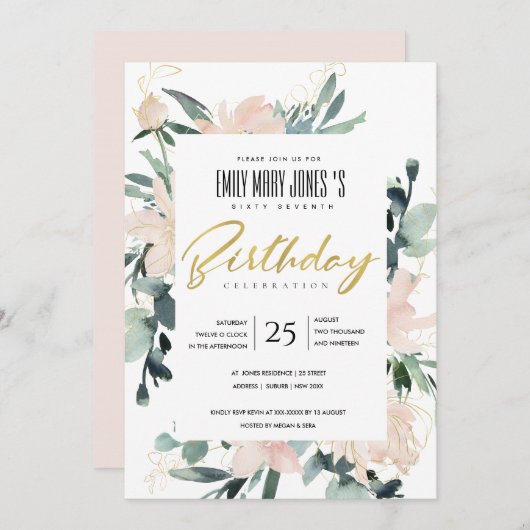 ZWARE, ZWARE WATERVERF ALLE LEEFTIJDSTIP KAART (Voorkant / Achterkant)