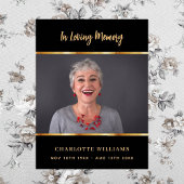 Zwarengoud foto-herdenkingsbord welkom poster