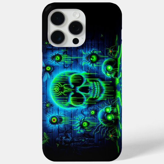 Zwarlicht Graffiti ontwerp Case-Mate iPhone Case (Achterkant)