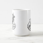 Zwart 15 oz Ringer Mok (Center)