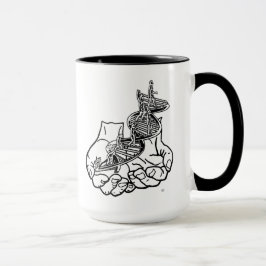 Zwart 15 oz Ringer Mok