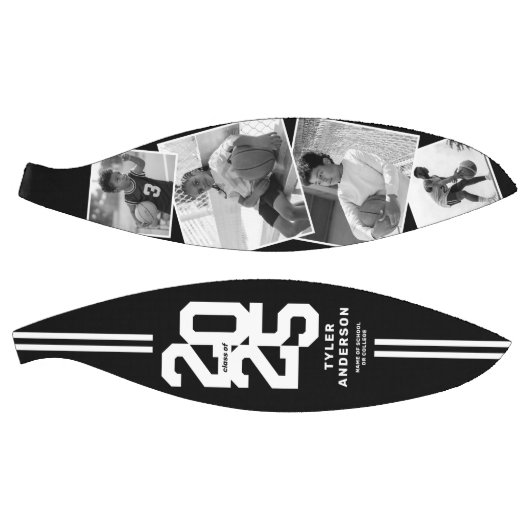 Zwart 2025 Afstuderen Senior 4 Foto Basketbal (Panelen)