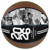 Zwart 2025 Afstuderen Senior 4 Foto Basketbal (Voorkant)