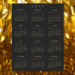 Zwart 2025 Voljaar Kalender Home Koelkast Magnet Magnetisch Uitwisbaar Vel<br><div class="desc">Aangepaste, elegante scripttypografie, eenvoudig, elegant, zwart en faux gold, 2025-kalender, thuiskamer kantoor-koelkastmagneetplaat. Maakt een geweldig cadeau, voor kerst, feestdagen, nieuwe jaren en meer, voor uw dierbaren, medewerkers, personeel, collega's, collega's, familie en vrienden. Geweldig voor thuis en kantoor gebruik, promotie, adverteren, branding, marketing, zakelijk bedankgeschenk en meer, voor bedrijf, kleine bedrijfseigenaar,...</div>