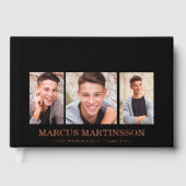 Zwart 3 Foto Afstuderen Gastenboek (Voorkant)