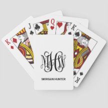 Zwart 3 Initieel Wingeschrift Monogram DIY BG
