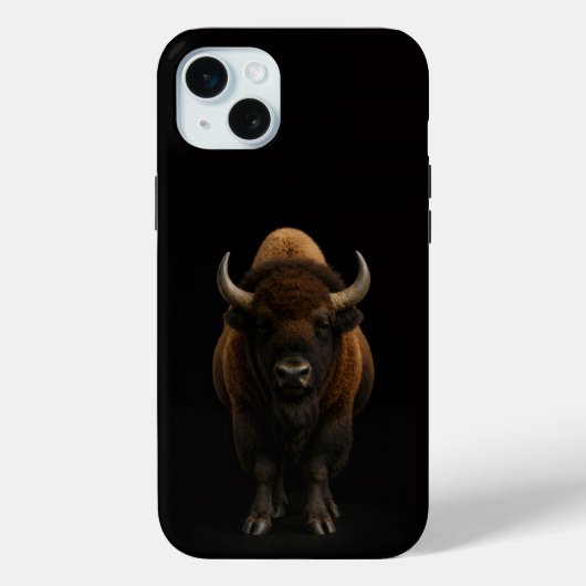 Zwart 4 Luxe, Amerikaanse Bizon iPhone 15 Plus Case-Mate iPhone Case (Achterkant)