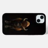 Zwart 4 Luxe, Amerikaanse Bizon iPhone 15 Plus Case-Mate iPhone Case (Achterkant (horizontaal))