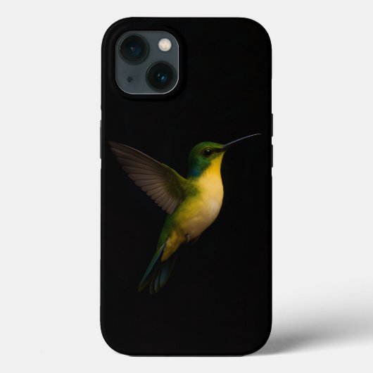 Zwart 4 Luxe Apple iPhone 13 Hoesje Flying Bird (Achterkant)