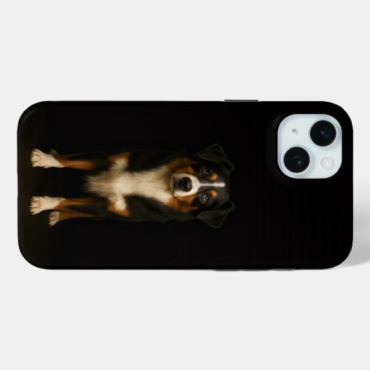 Zwart 4 Luxe, Aussie Shepherd iPhone 15 Plus Case-Mate iPhone Case (Achterkant (horizontaal))