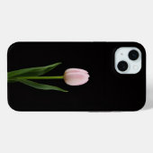 Zwart 4 Luxe, Blush Roze Tulp iPhone 15 Plus Case-Mate iPhone Case (Achterkant (horizontaal))