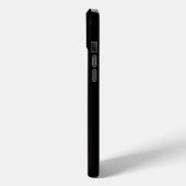 Zwart 4 Luxe, Elegante Wezel iphone 15 Plus hoesje (Achterkant / Links)