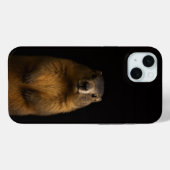 Zwart 4 Luxe, Fluffy Marmot iPhone 15 Plus Case-Mate iPhone Case (Achterkant (horizontaal))