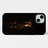Zwart 4 Luxe, Forest Okapi iPhone 15 Plus Hoesje (Achterkant horizontaal)