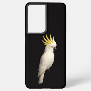 Zwart 4 Luxe Galaxy S21 Plus, Kuifkaketoe Samsung Galaxy Hoesje