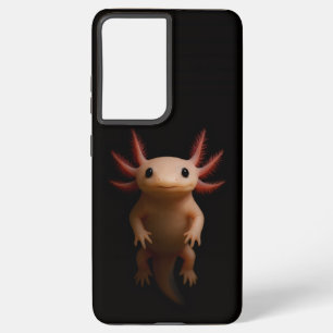 Zwart 4 Luxe Galaxy S21 Plus, Mexicaanse Axolotl Samsung Galaxy Hoesje