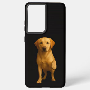 Zwart 4 Luxe Galaxy S21 Plus, Tender Labrador Samsung Galaxy Hoesje