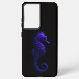 Zwart 4 Luxe Galaxy S21 Plus, Violet Zeepaard Samsung Galaxy Hoesje