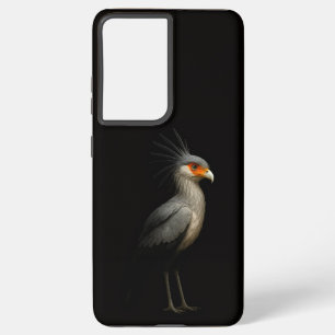 Zwart 4 Luxe Galaxy S21 Ultra, Secretarybird Samsung Galaxy Hoesje