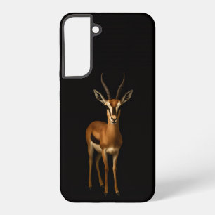 Zwart 4 Luxe Galaxy S22 Plus, Elegante Gazella Samsung Galaxy Hoesje
