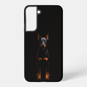 Zwart 4 Luxe Galaxy S22 Plus, Guardian Doberman Samsung Galaxy Hoesje