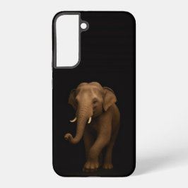 Zwart 4 Luxe Galaxy S22 Plus, Indische Olifant Samsung Galaxy Hoesje