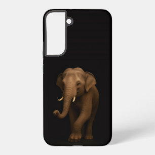Zwart 4 Luxe Galaxy S22 Plus, Indische Olifant Samsung Galaxy Hoesje