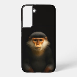 Zwart 4 Luxe Galaxy S22 Plus, Rode Douc Langur Samsung Galaxy Hoesje