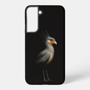 Zwart 4 Luxe Galaxy S22 Plus, Secretarisvogel Samsung Galaxy Hoesje