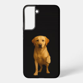 Zwart 4 Luxe Galaxy S22 Plus, Tender Labrador Samsung Galaxy Hoesje