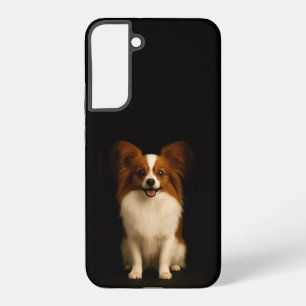 Zwart 4 Luxe Galaxy S22 Plus, Verfijnd Papillon Samsung Galaxy Hoesje