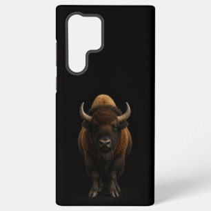 Zwart 4 Luxe Galaxy S22 Ultra, Amerikaanse Bizon Samsung Galaxy Hoesje