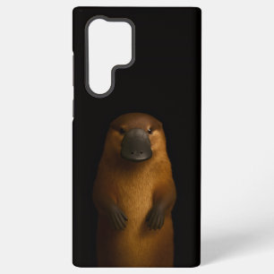 Zwart 4 Luxe Galaxy S22 Ultra, Elegante Vogelbekdi Samsung Galaxy Hoesje