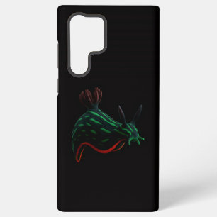 Zwart 4 Luxe Galaxy S22 Ultra, Neon Zeeslak Samsung Galaxy Hoesje